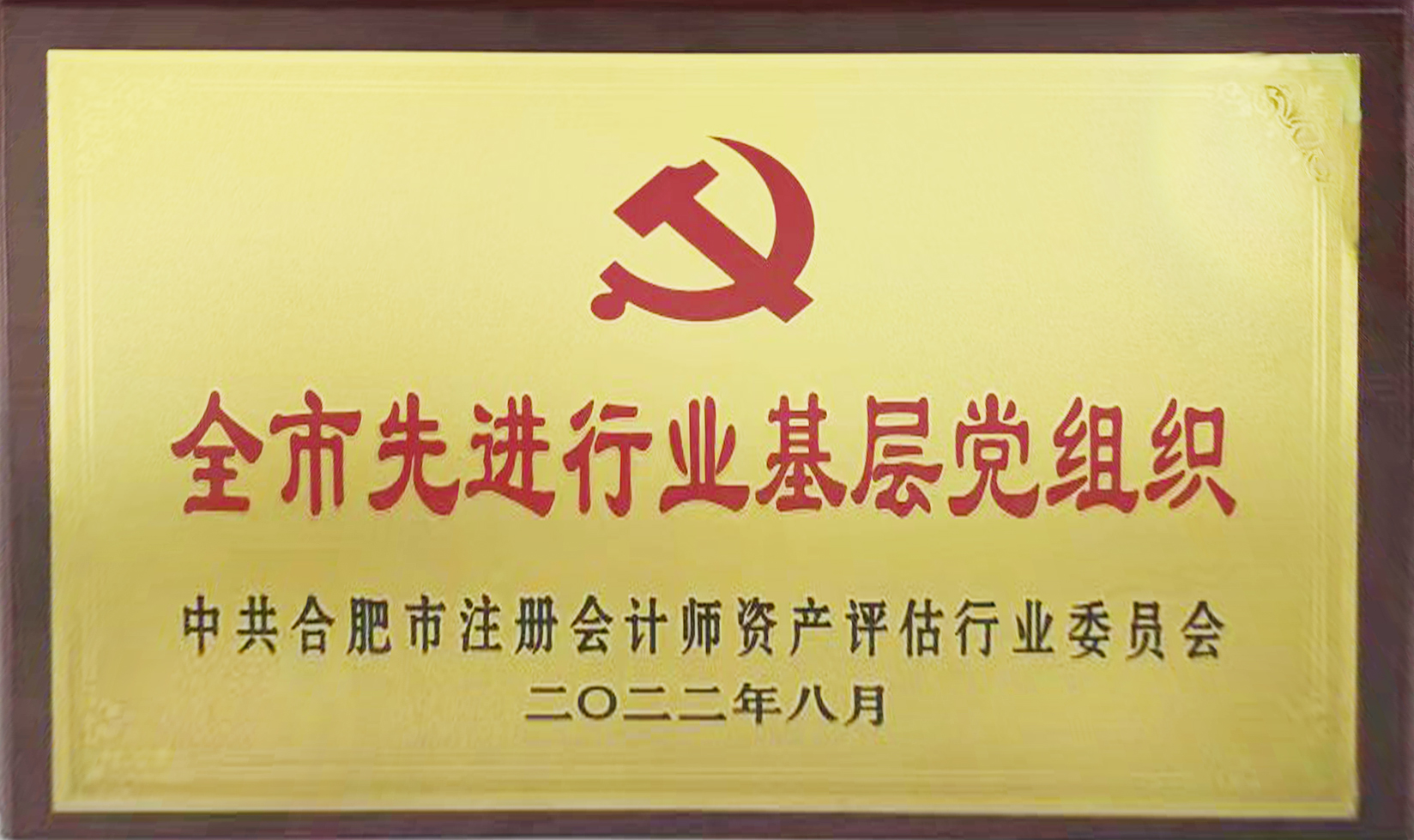 合肥市先进行业基层党组织