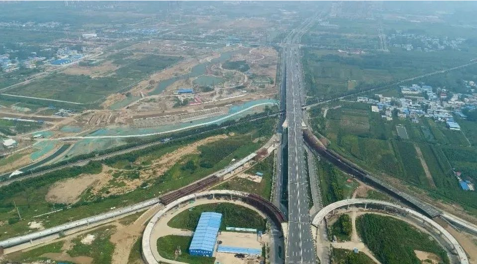 颍淮大道高架桥（上跨京九铁路）